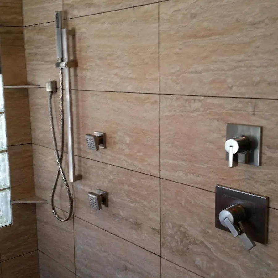 Shower fixture installation for Gas Line Repair in Beloit